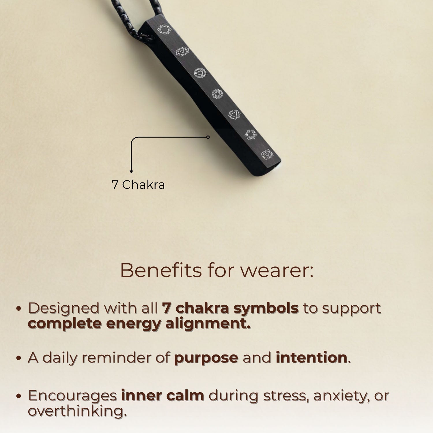 Balance 7 Chakra Bar Necklace