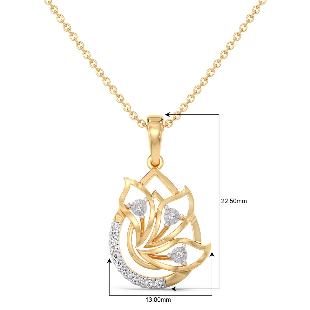 woman pendant necklace