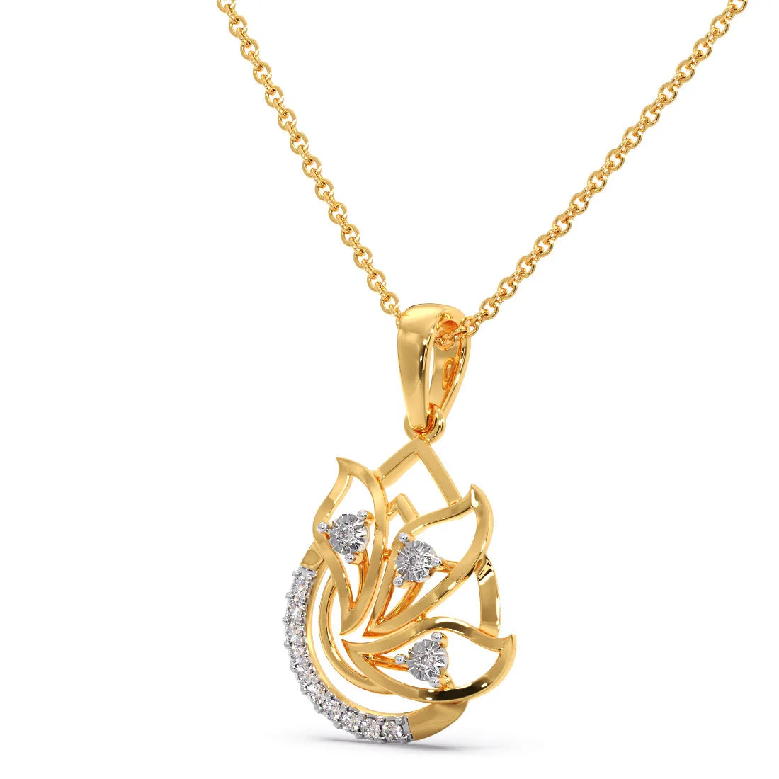woman pendant necklace