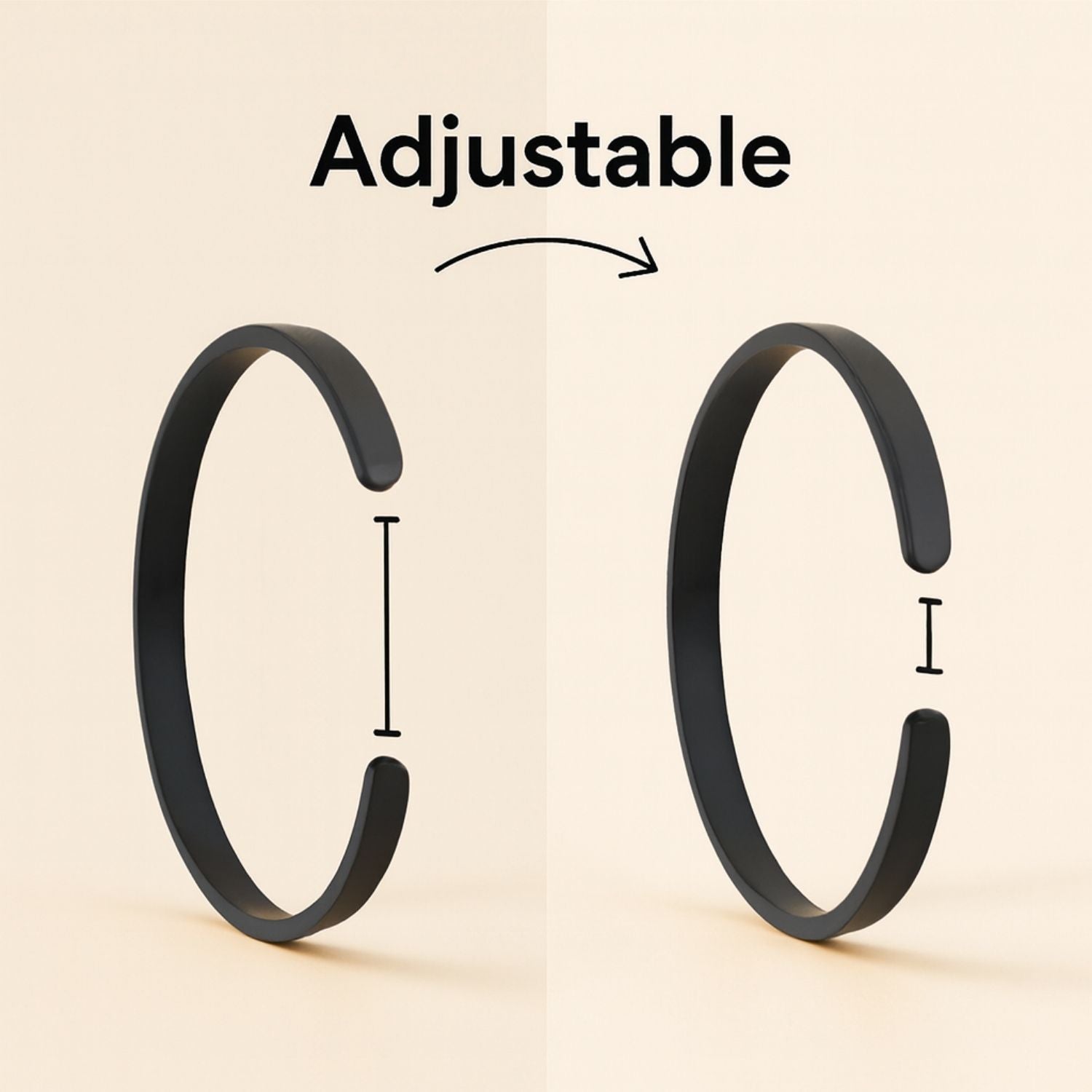 Matte Cuff Adjustable Bracelet