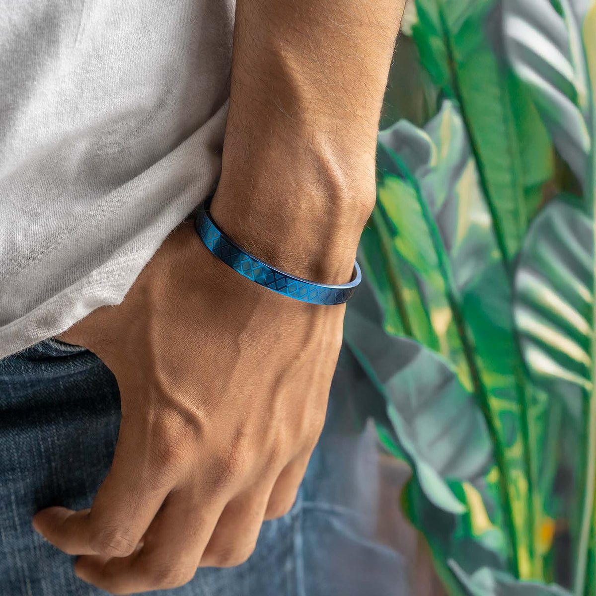 Caesar Oval Kada Bracelet