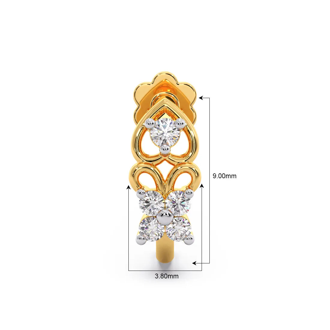 104 Diamond Nose Pin