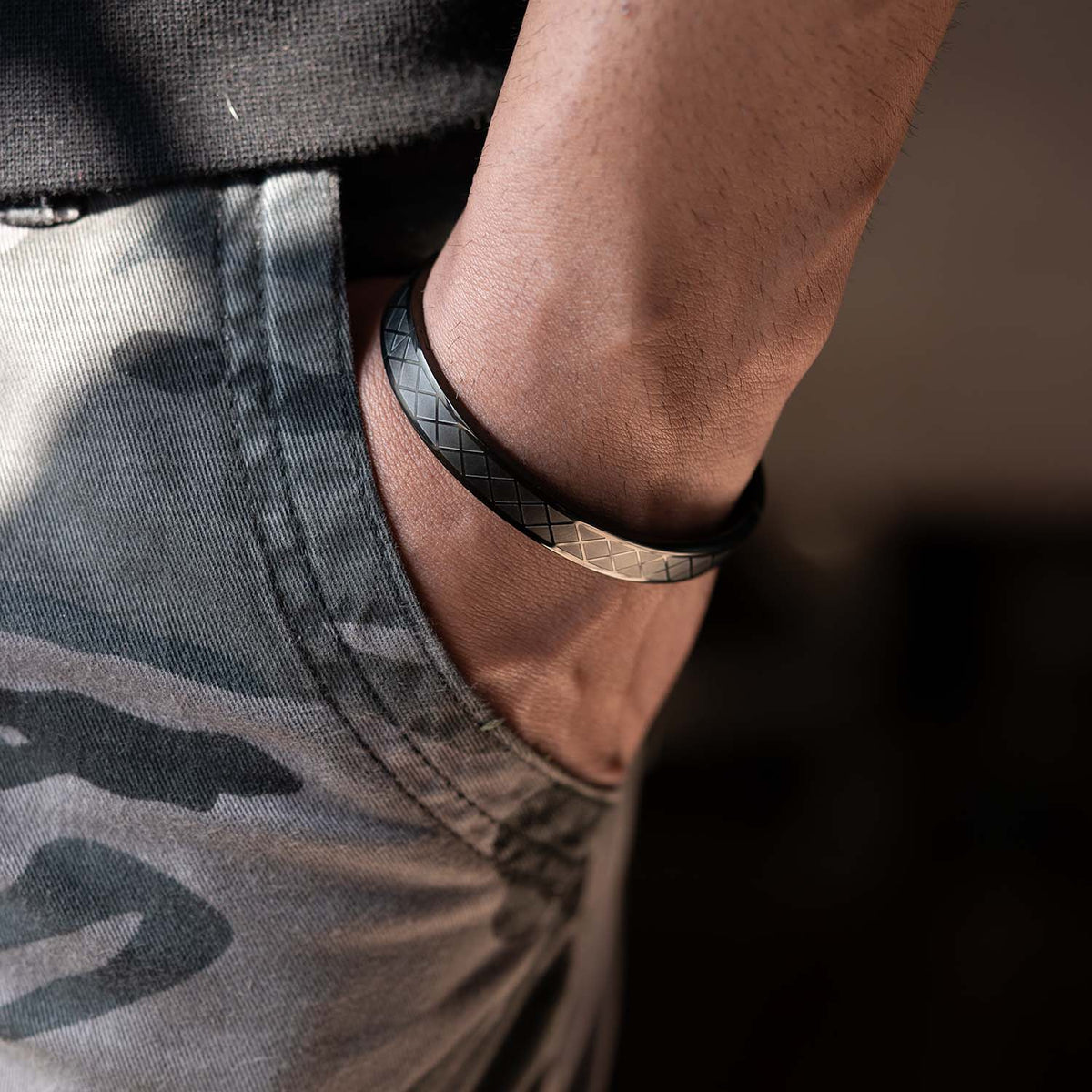 Caesar Oval Kada Bracelet