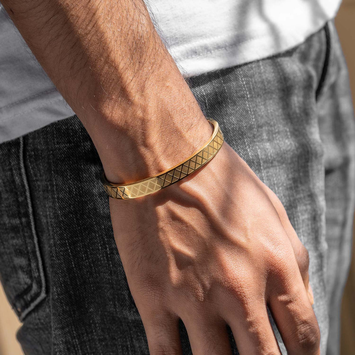 Caesar Oval Kada Bracelet