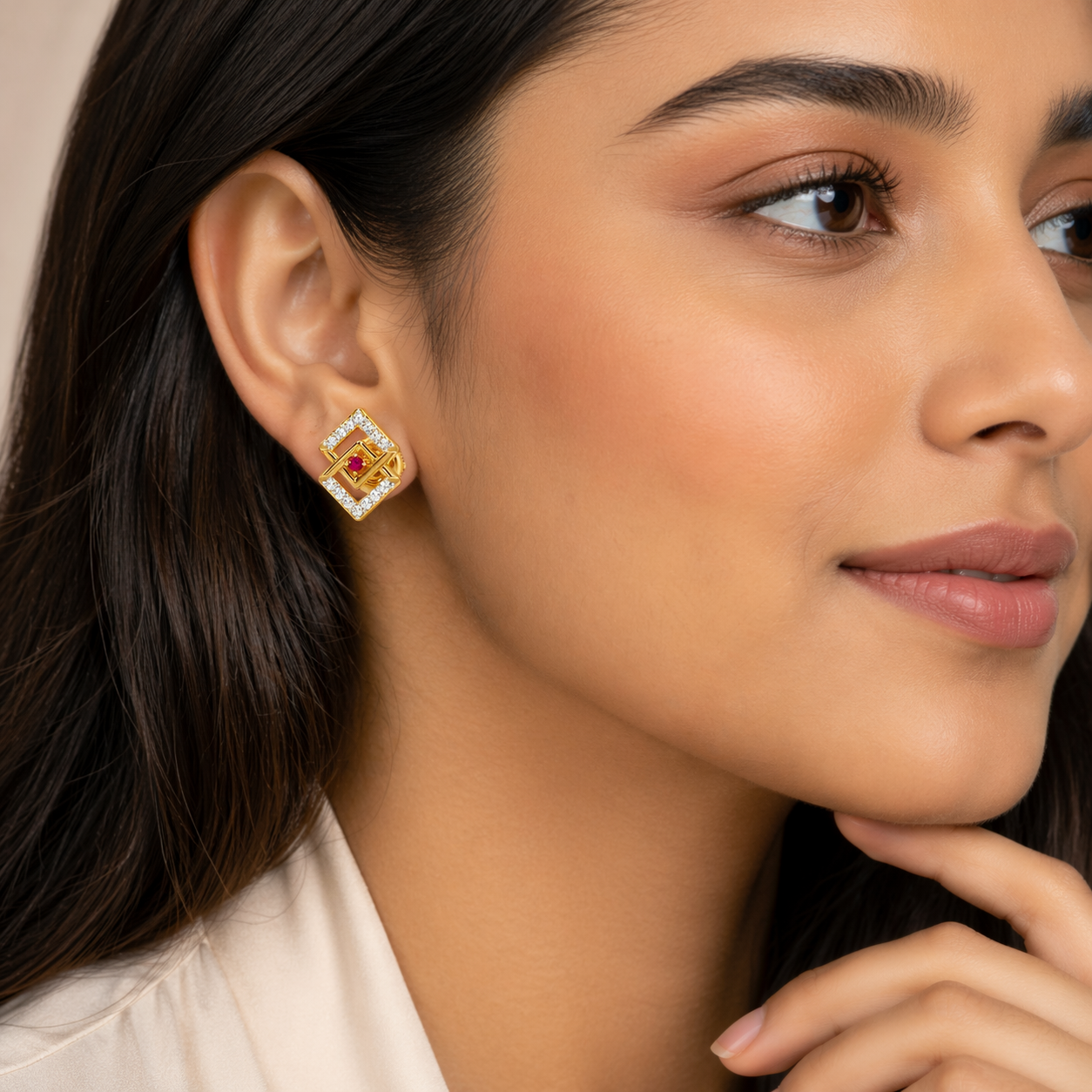 106 diamond Nose Pin