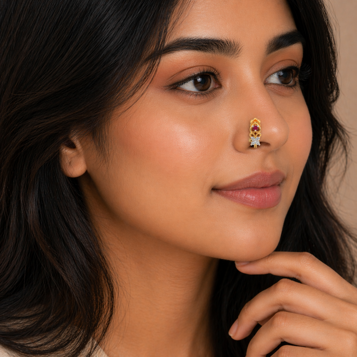 104 Diamond Nose Pin