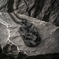 Classic Camo  Dog Tag Necklace