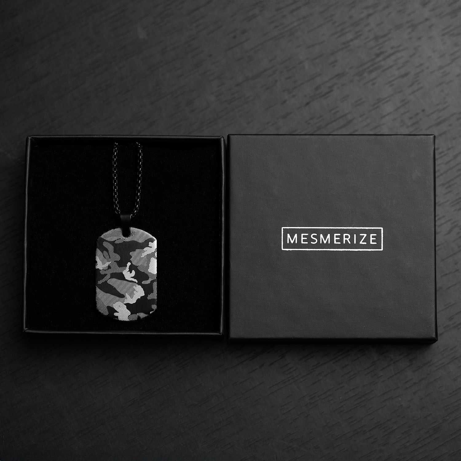 Classic Camo  Dog Tag Necklace