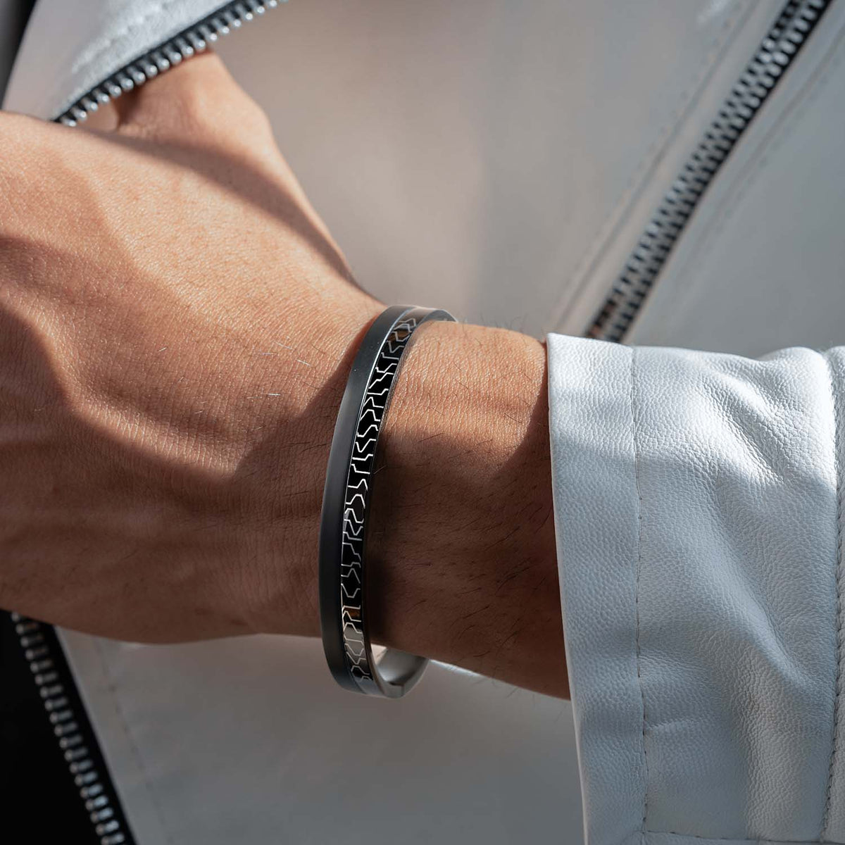Electro Circuits Oval Kada Bracelet