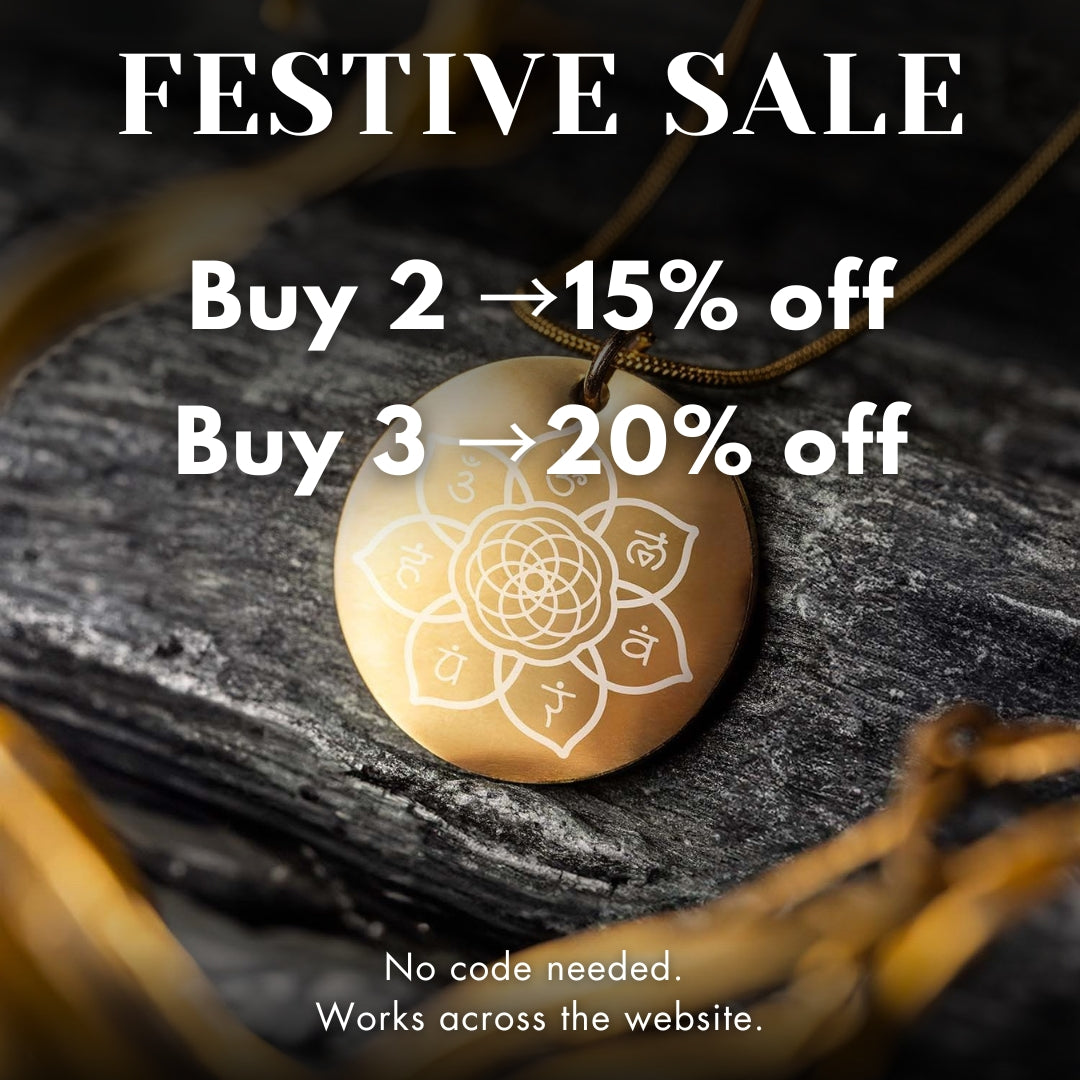 Prosperity Lakshmi Yantra Circle Necklace
