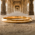 Hathi Ghoda Palki Krishna MicroCarved Round Kada