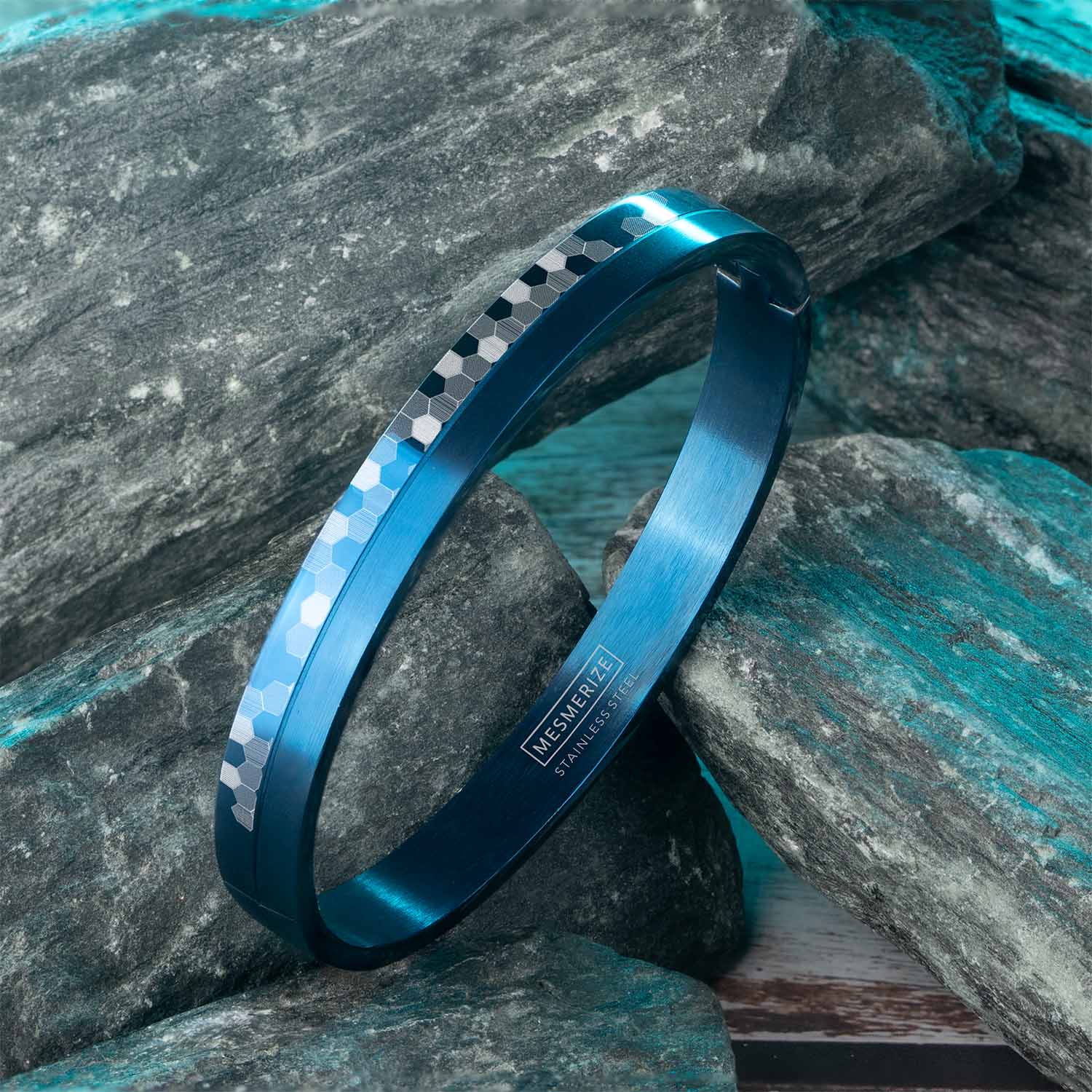 Hex Matrix Oval Kada Bracelet