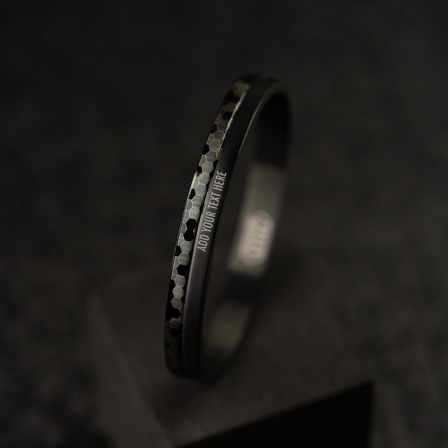 Hex Matrix Oval Kada Bracelet