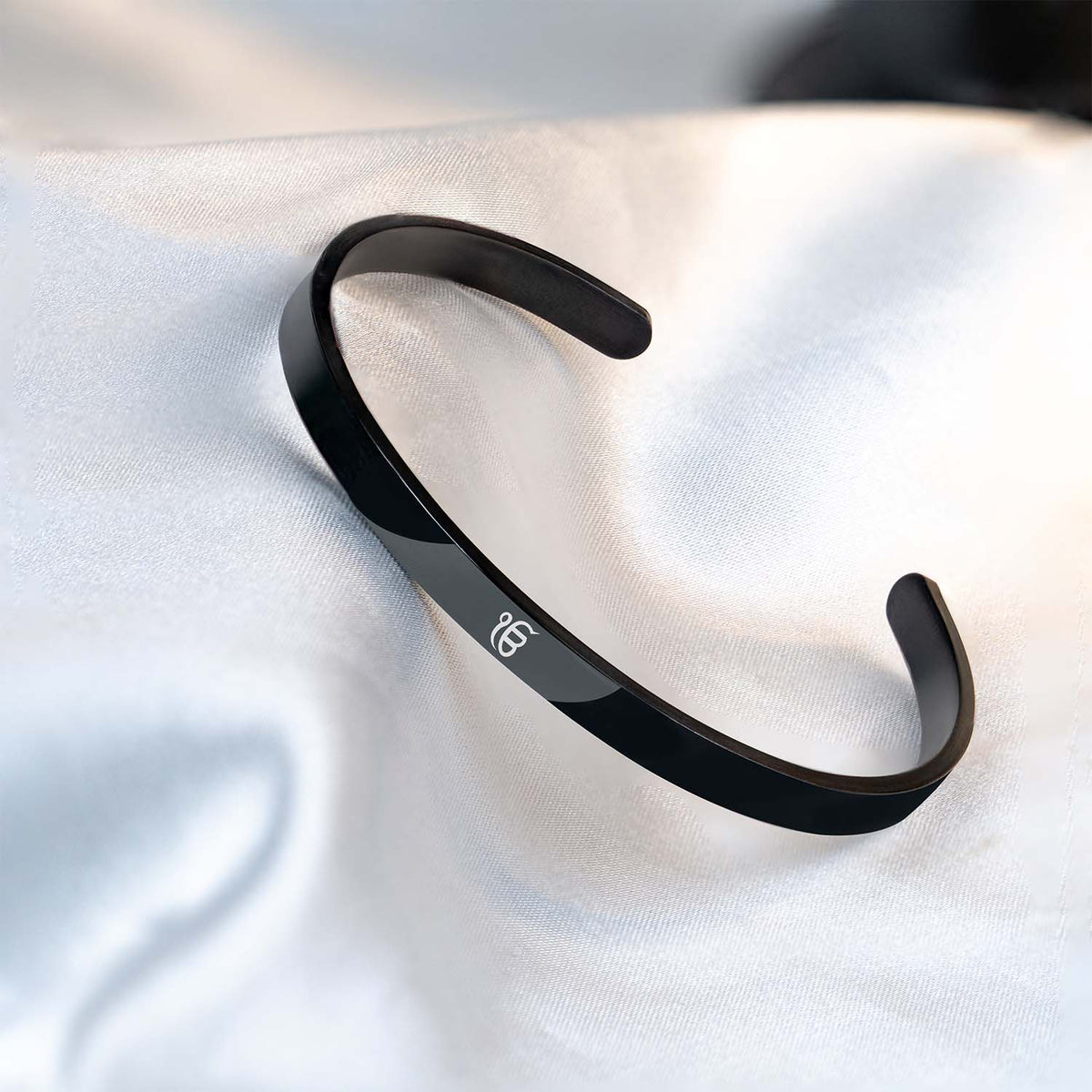 Ik Onkar Gloss Cuff Adjustable Bracelet