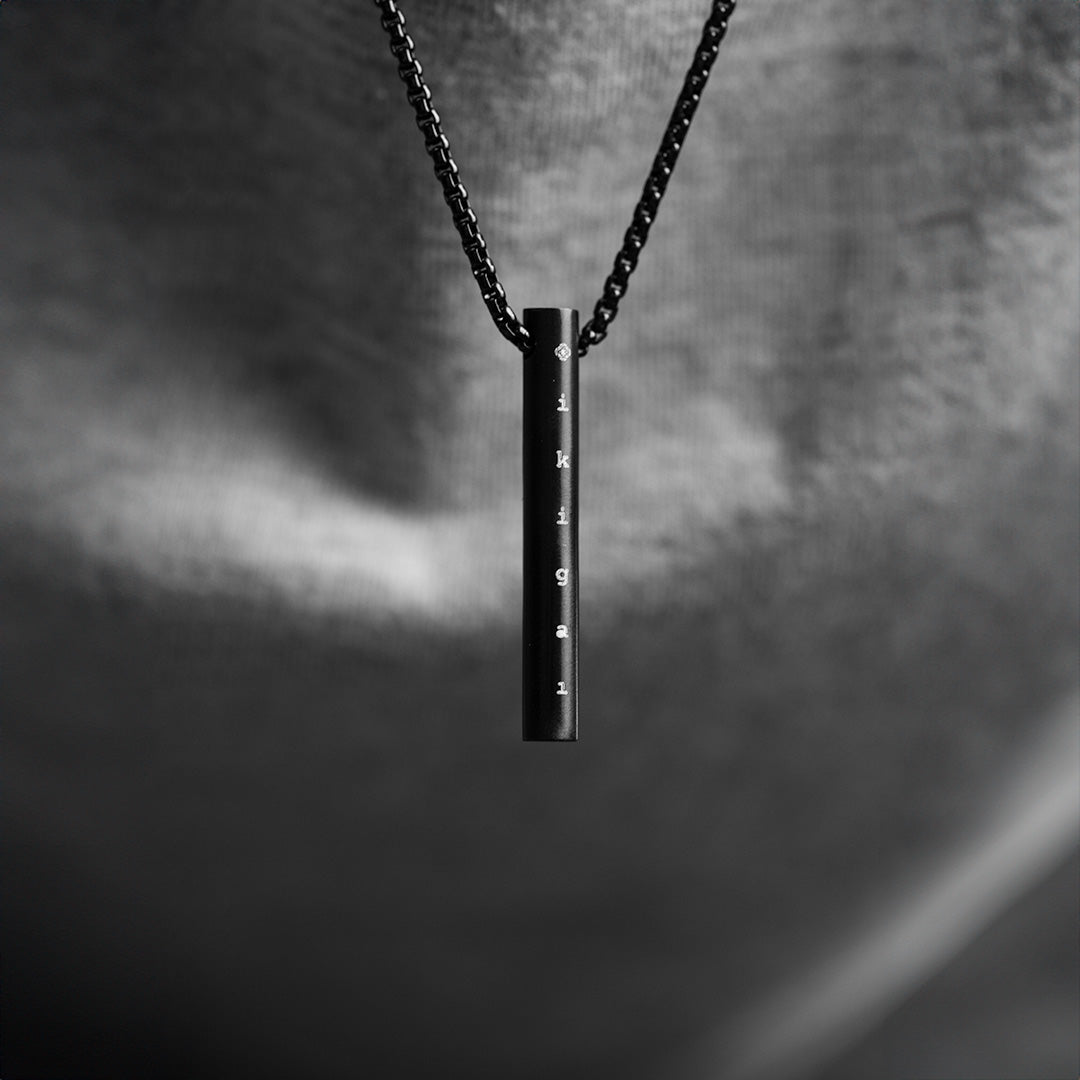 Motivation Minimal Barrel Necklace