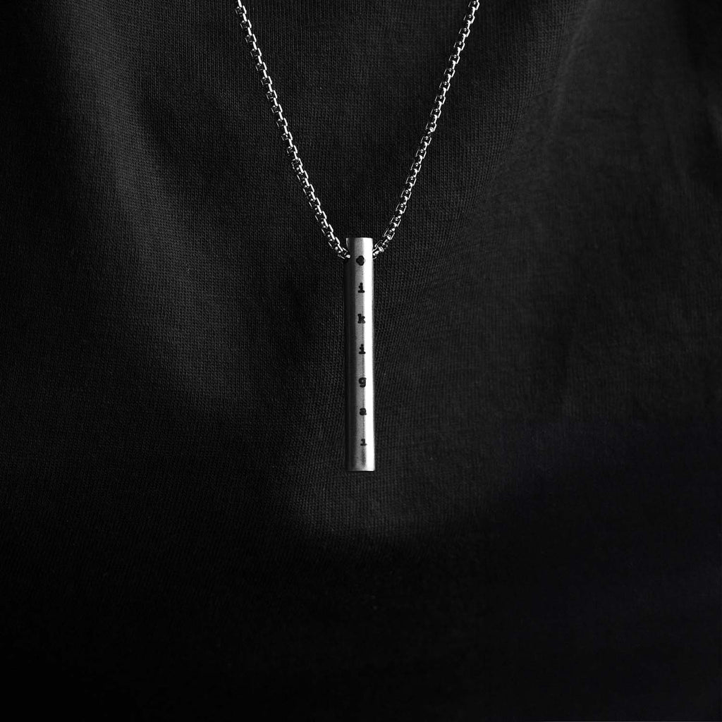 Motivation Minimal Barrel Necklace