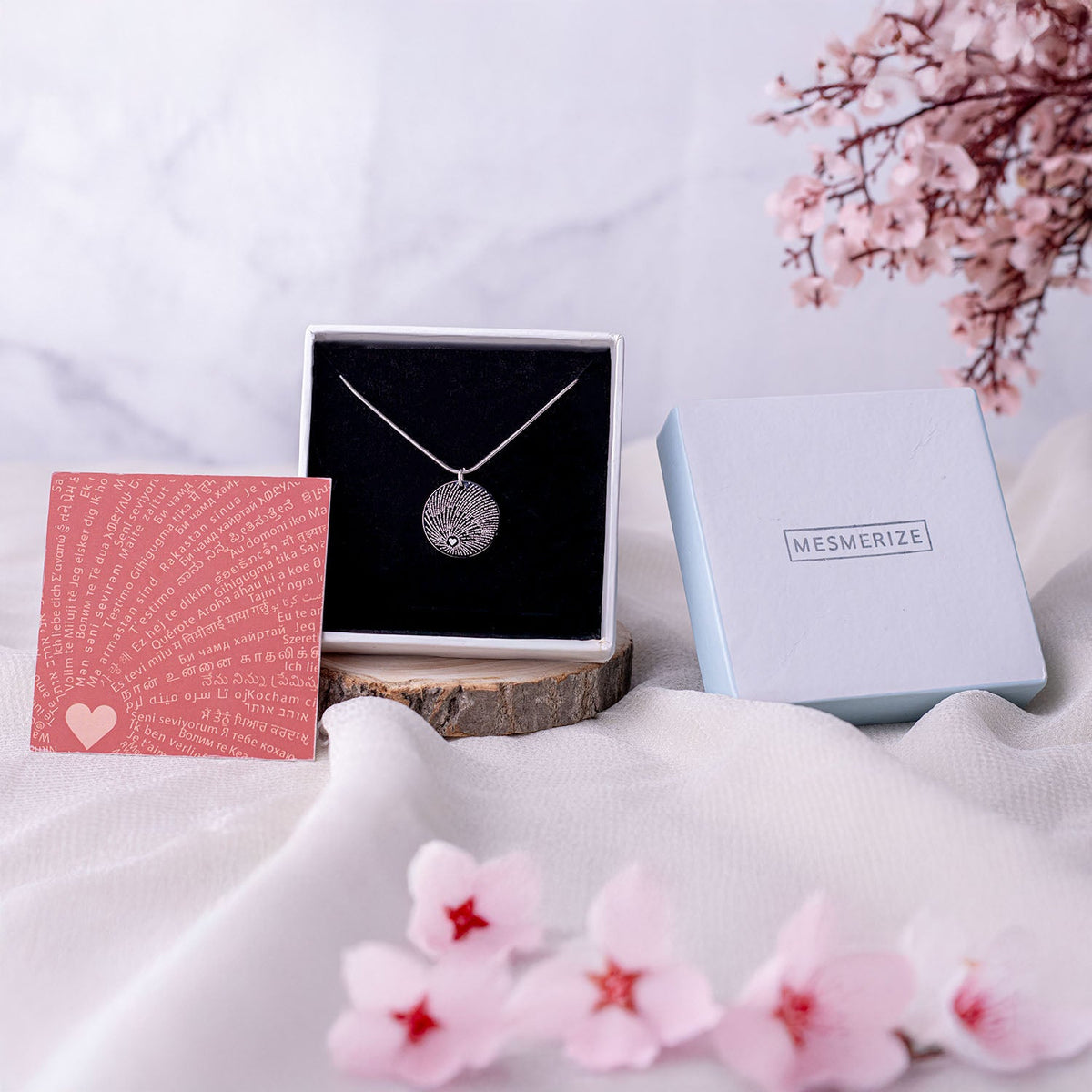 I Love You In 120 Languages Circle Necklace