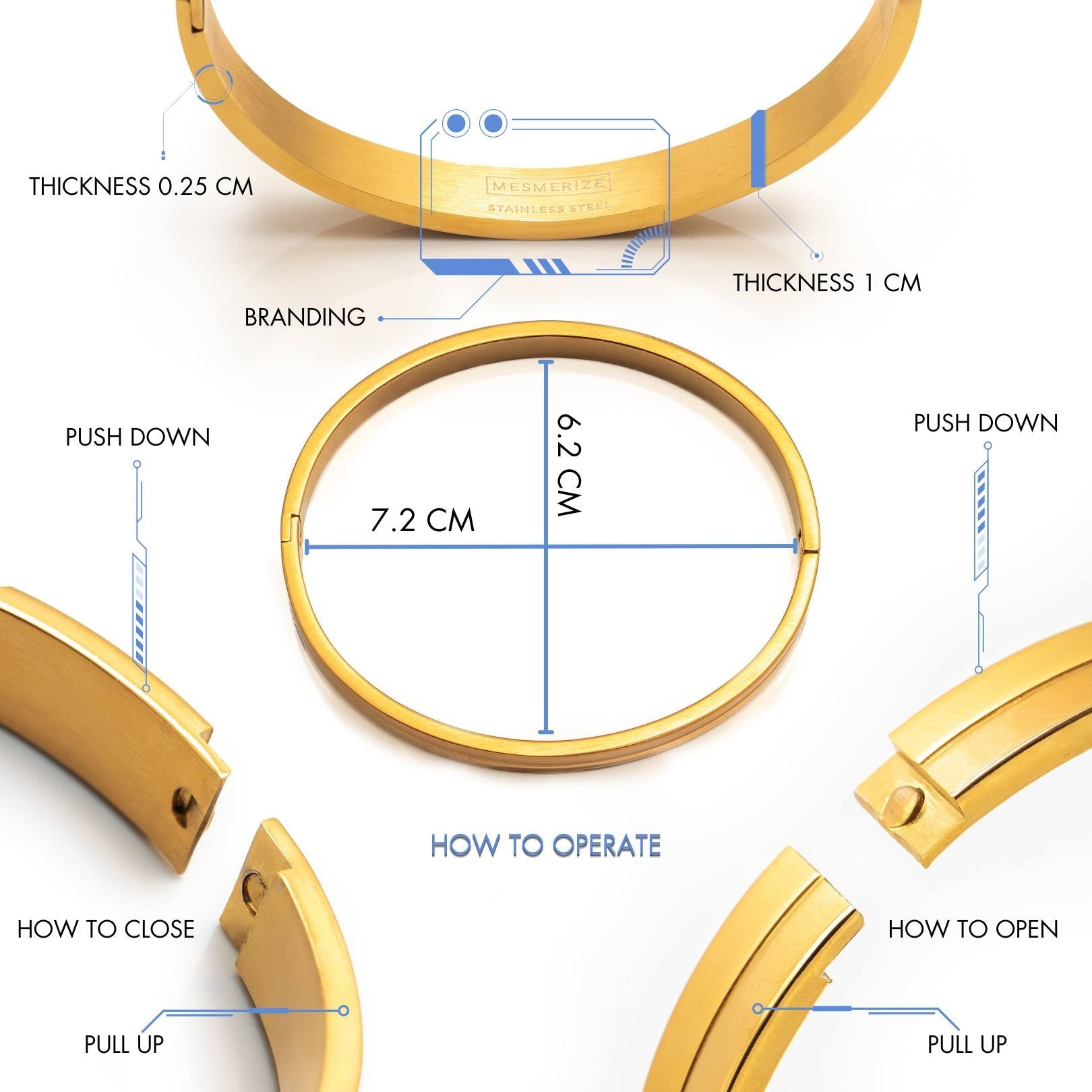 Claudius Oval Kada Bracelet
