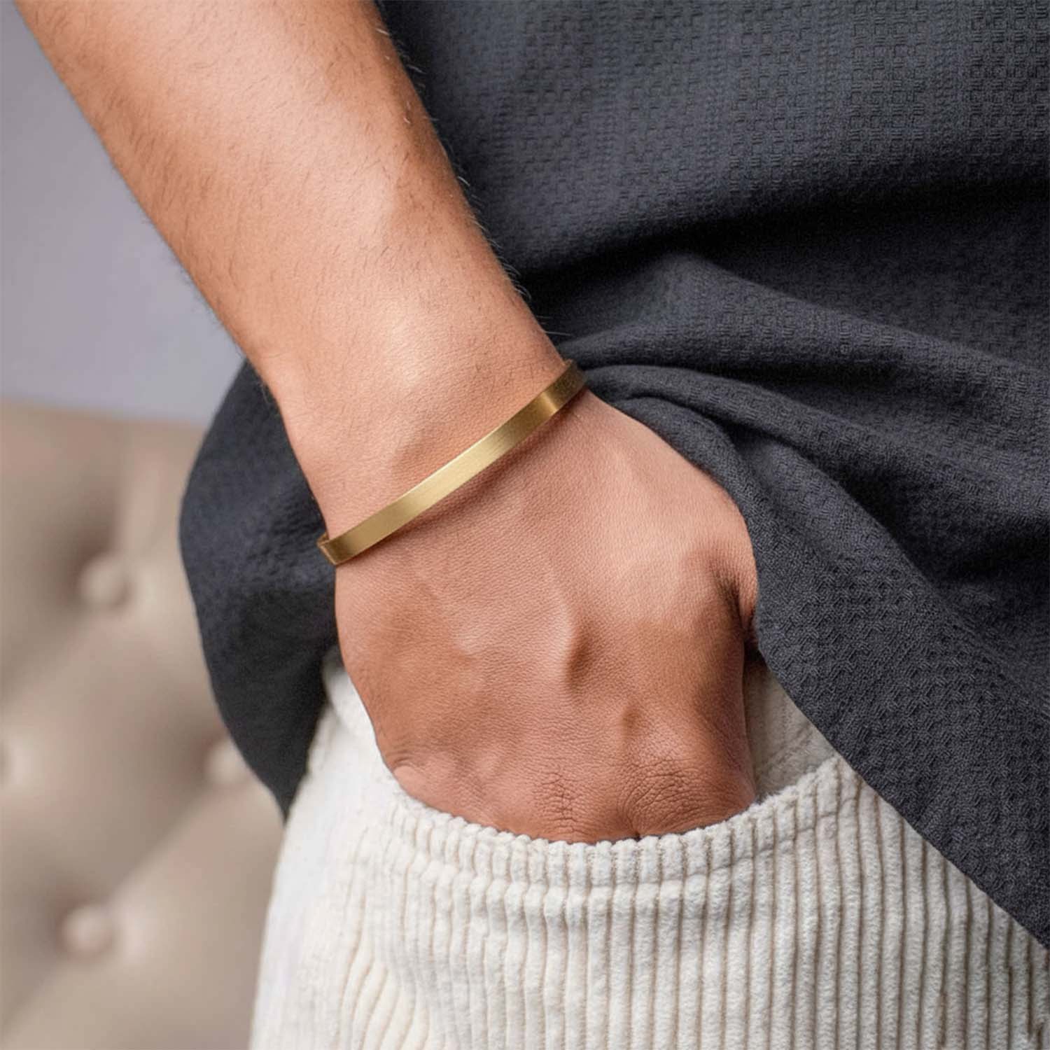 Matte Cuff Adjustable Bracelet