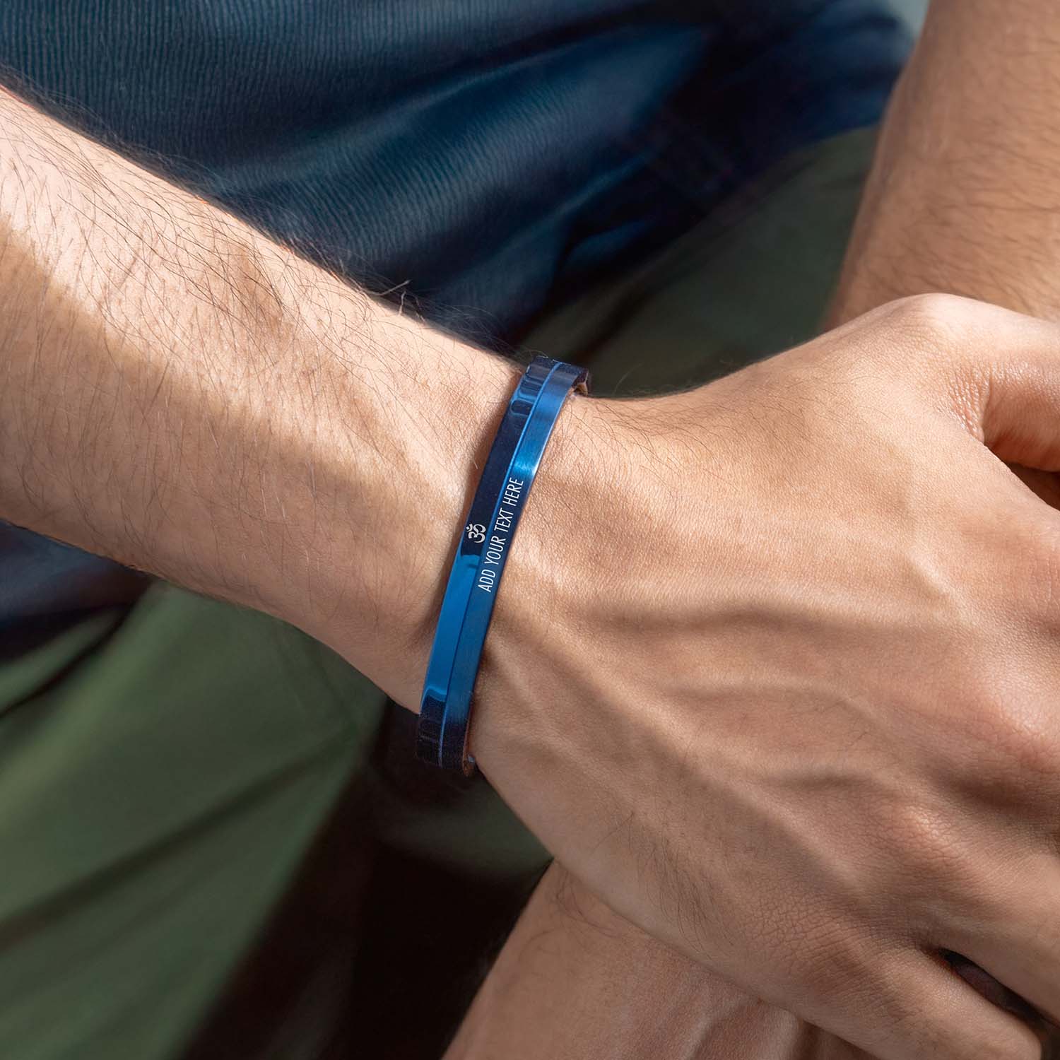 Om Oval Kada Bracelet
