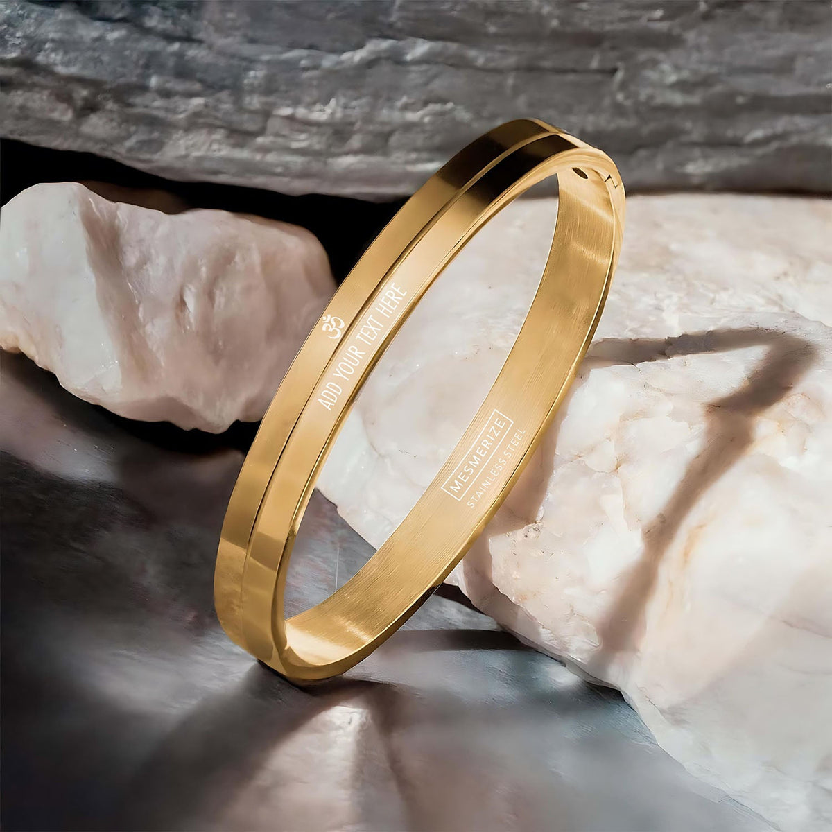 Om Oval Kada Bracelet
