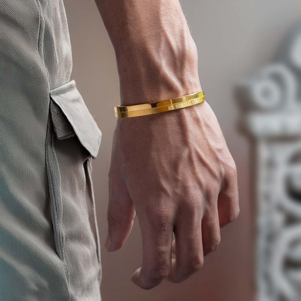 Om Oval Kada Bracelet
