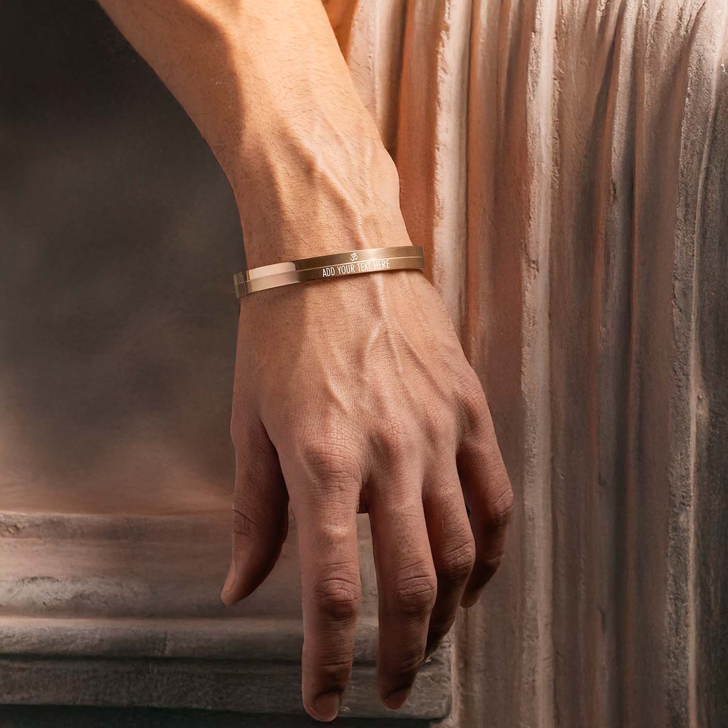 Om Oval Kada Bracelet
