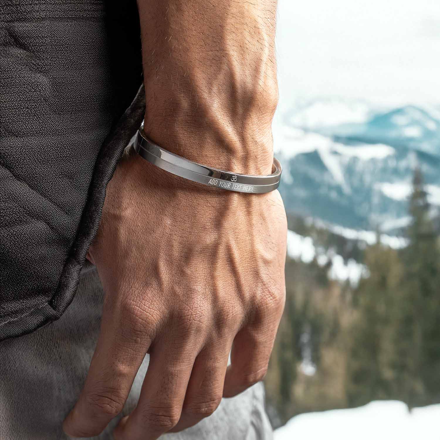 Om Oval Kada Bracelet