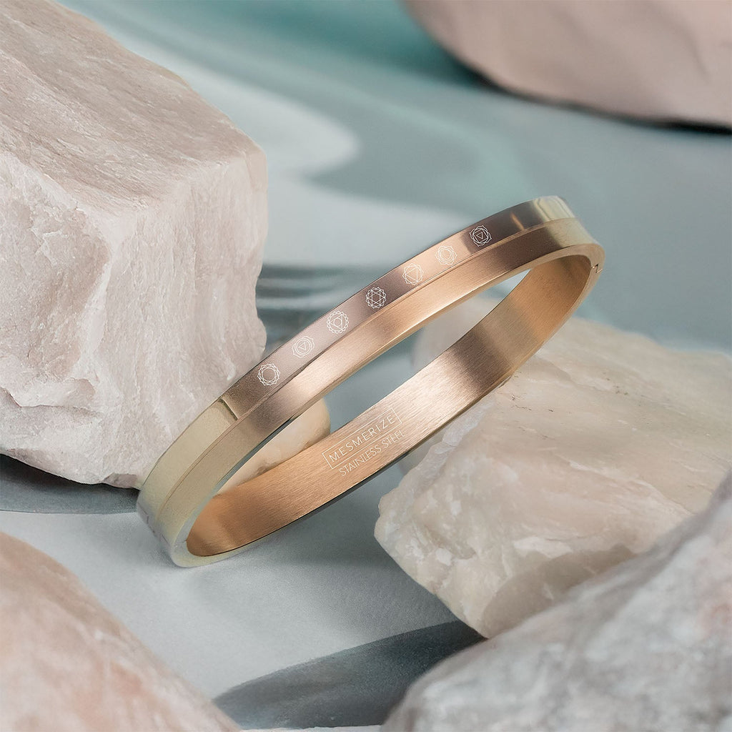 Balance 7 Chakra Oval Kada Bracelet