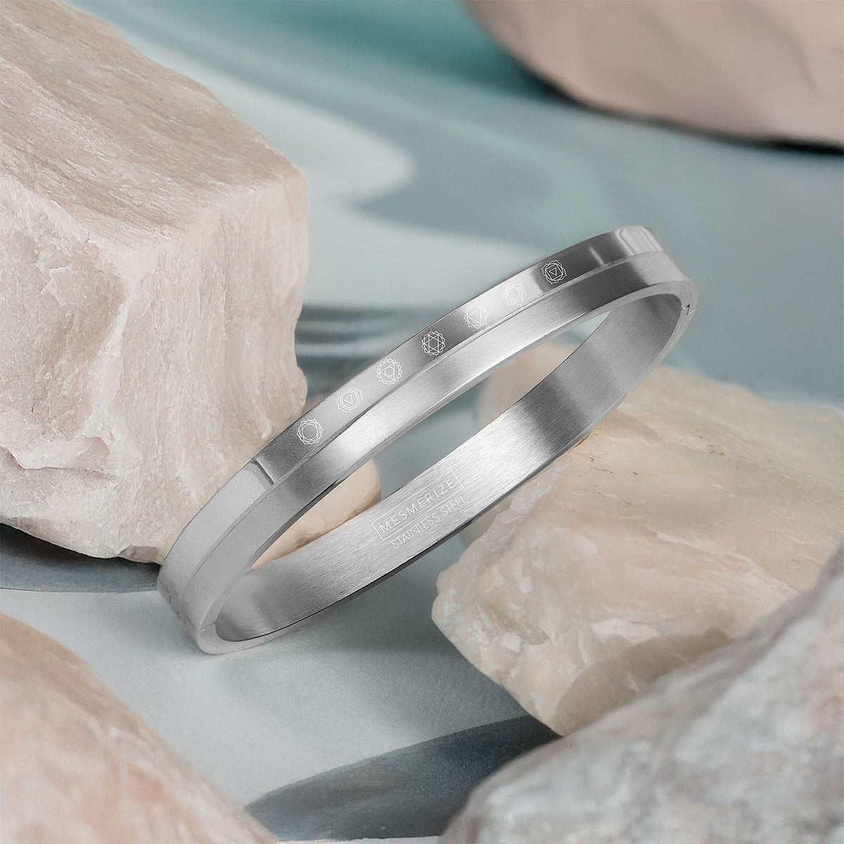 Balance 7 Chakra Oval Kada Bracelet