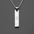 Om Mini Tag Necklace