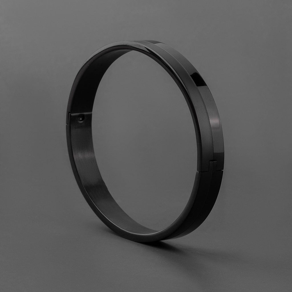 Dual Finish Oval Kada Bracelet
