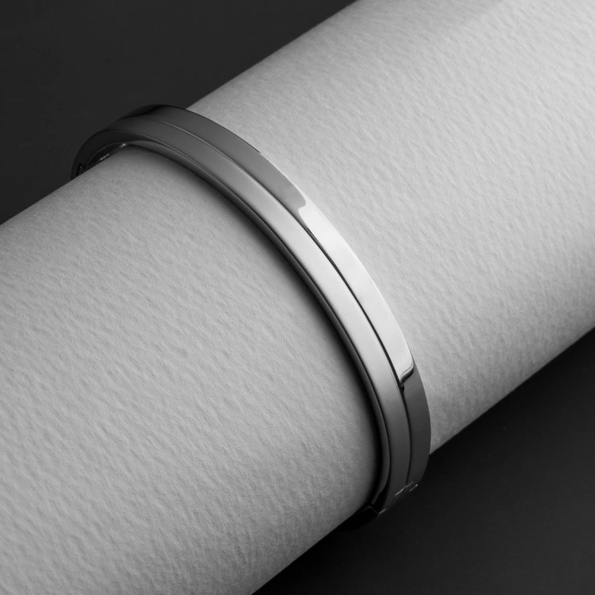 Dual Finish Oval Kada Bracelet