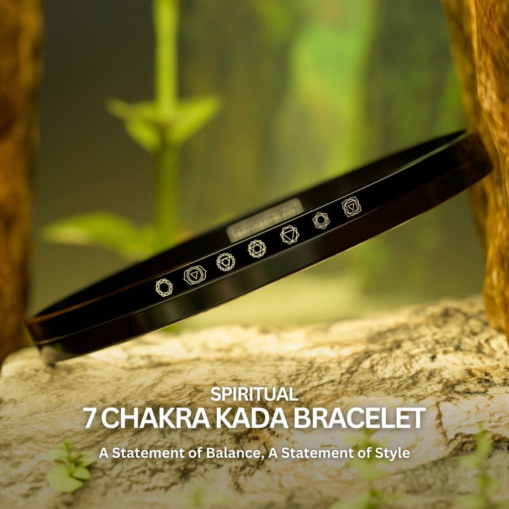 Balance 7 Chakra Oval Kada Bracelet